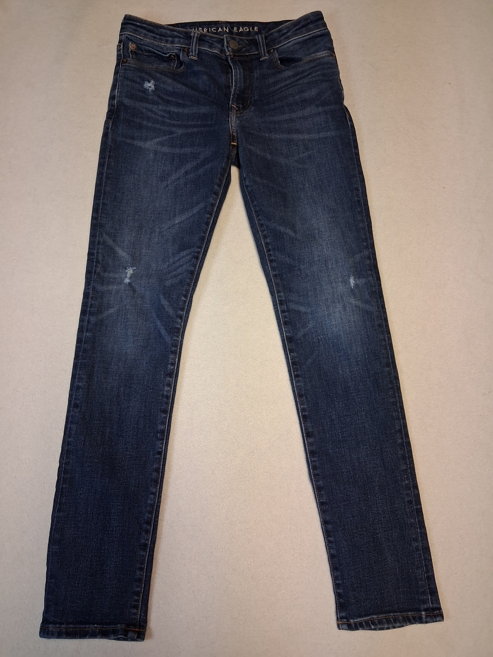 American Eagle Next Level Outfitters Dark Blue Skinny Jeans - Women's